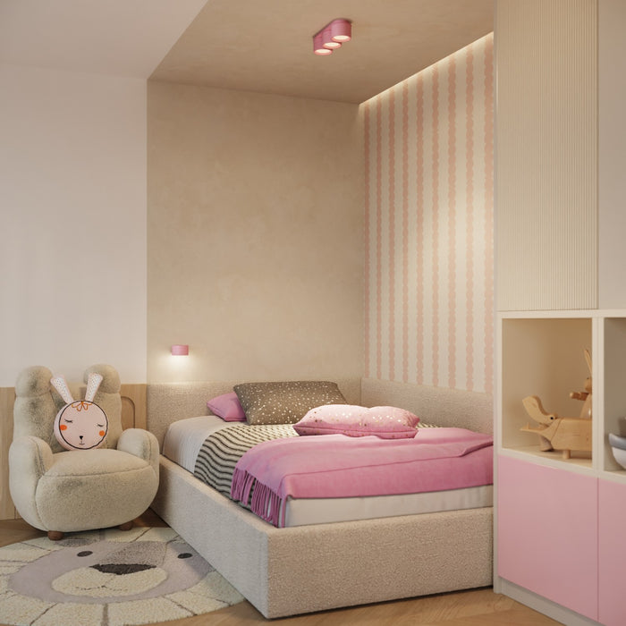 SOLLUX SL.2468 Plafón MODO 3 rosa Gx53