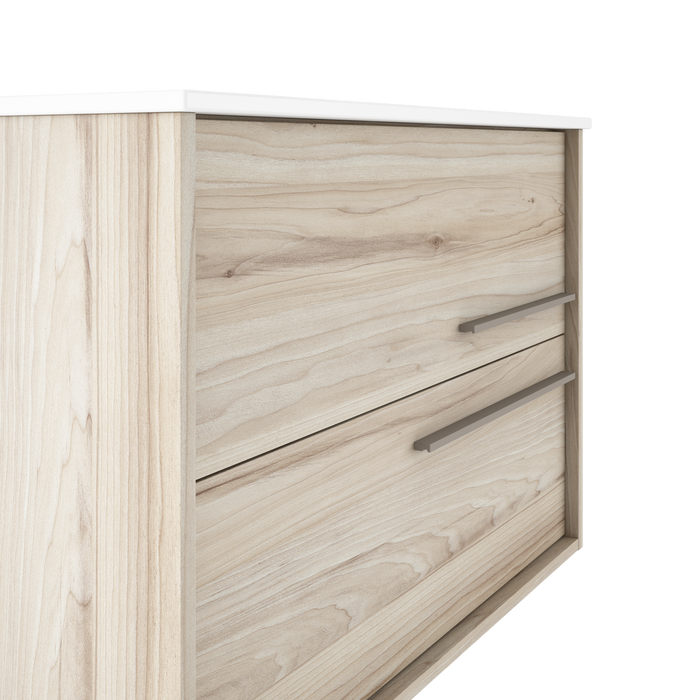 VISOBATH AQUA Mueble de Baño con Lavabo Color Aliso Tirador Quarzo