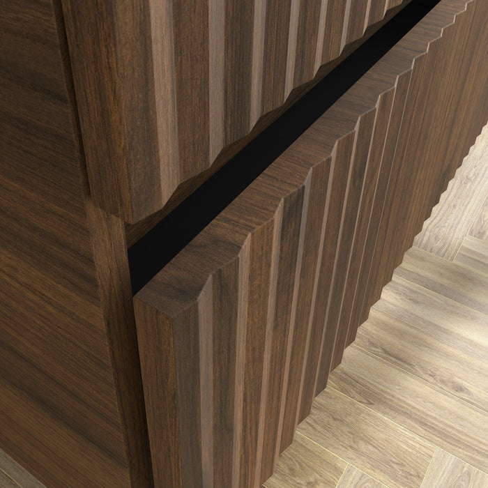SALGAR 121780 KIRA Mueble+Lavabo LISBOA 140cm Nogal