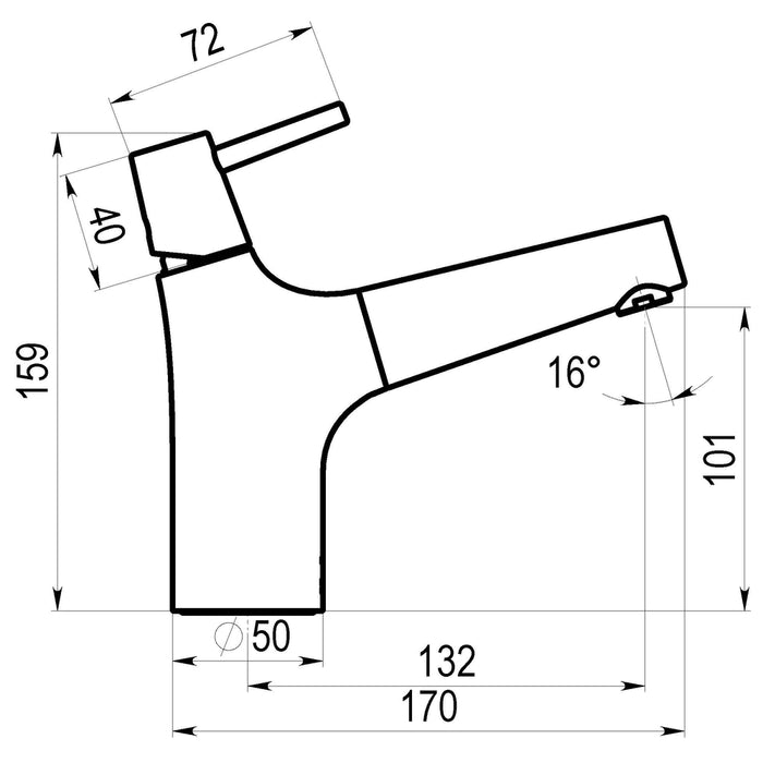 PRESTO 4935000 Livra lavabo Cromo