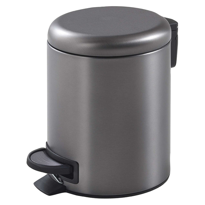 GEDY 33098100000 POTTY Papelera Gun Metal