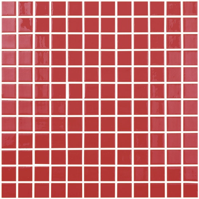 VIDREPUR 808 Gresite Liso Rojo Intenso PVC 2,5x25 (Caja de 2M2)