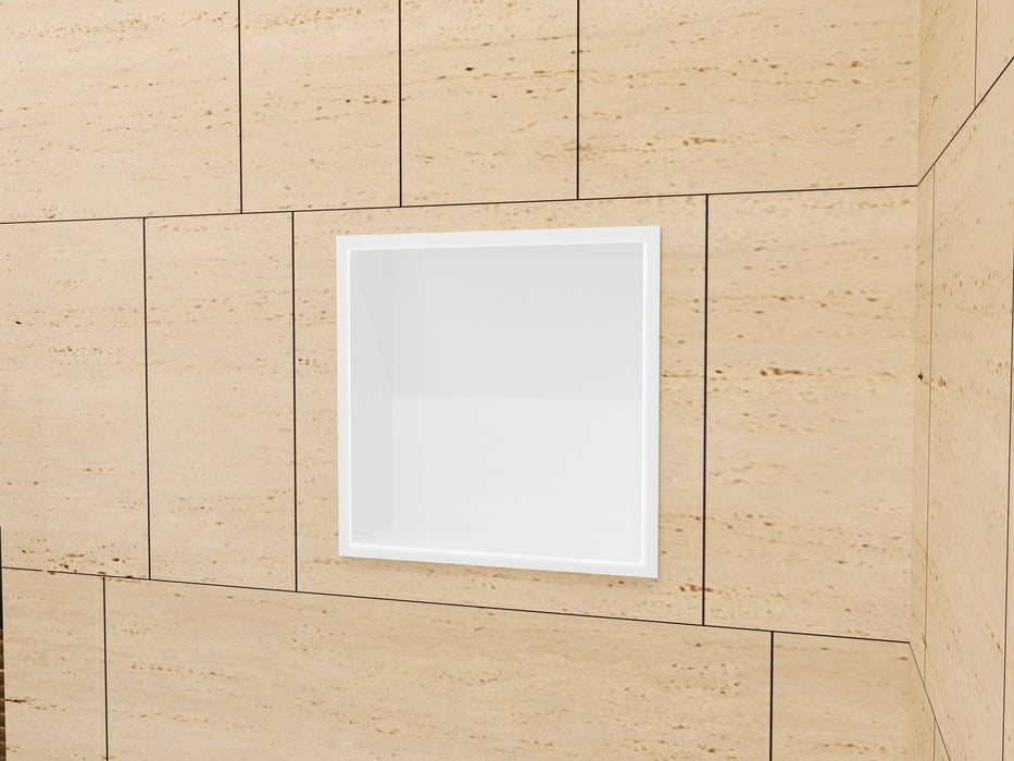 MEDIMEX HOR001/BL ATLANTIC Hornacina 33x33 Blanco Mate