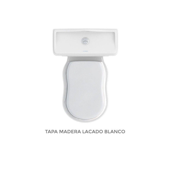 FOSSIL NATURA 00066 ATENAS Asiento WC Madera Blanca