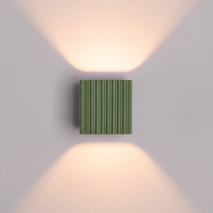 SOLLUX SL.3049 Lámpara De Pared Riff Verde Oliva G9