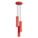 SOLLUX SL.3255 Lámpara Colgante Rayo 3P Roja