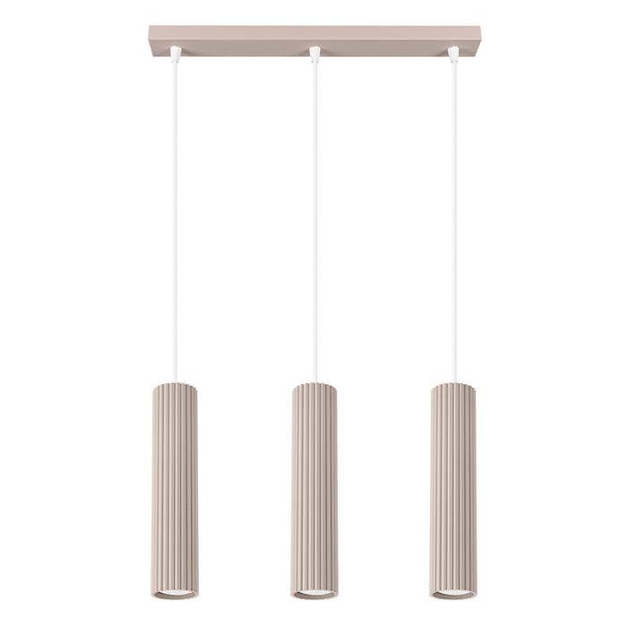 SOLLUX SL.1774 KARBON Lámpara Colgante 3l Taupe