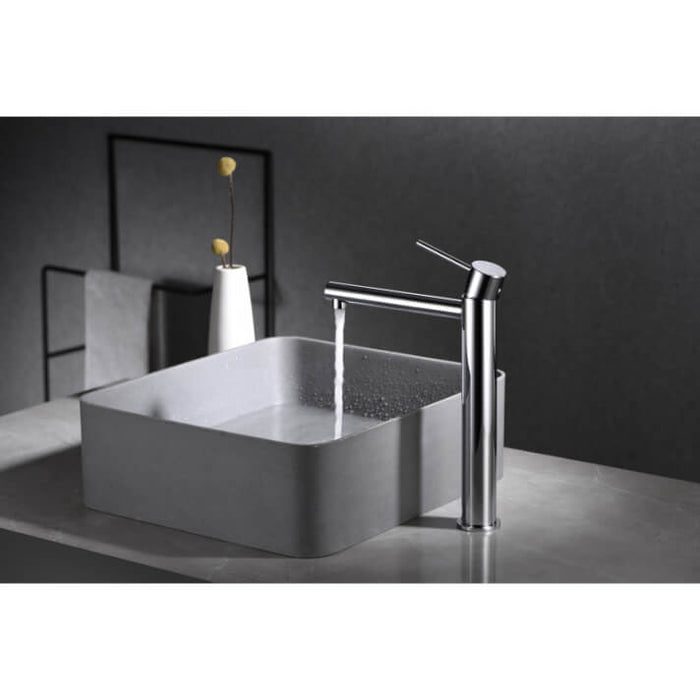 IMEX BDYS045-3 MILOS STICK Grifo de Lavabo Alto Cromo