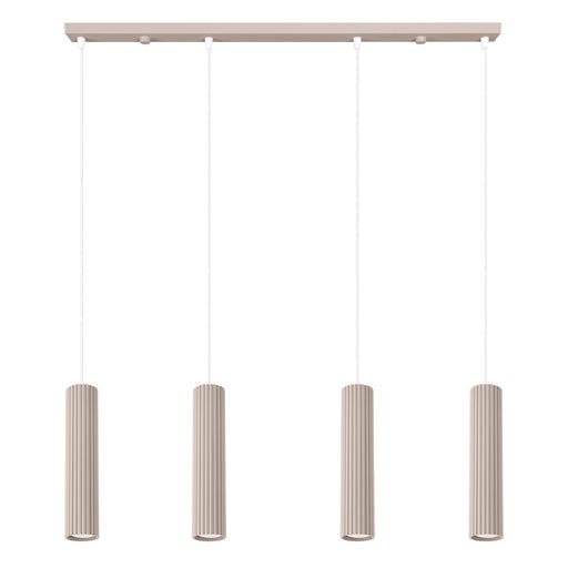 SOLLUX SL.2007 Lámpara Colgante Karbon 4L Taupe