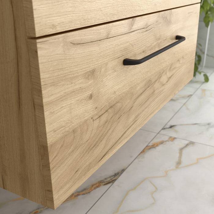 SALGAR 97954 MORAI Mueble de Baño con Lavabo 120 cm Color Roble