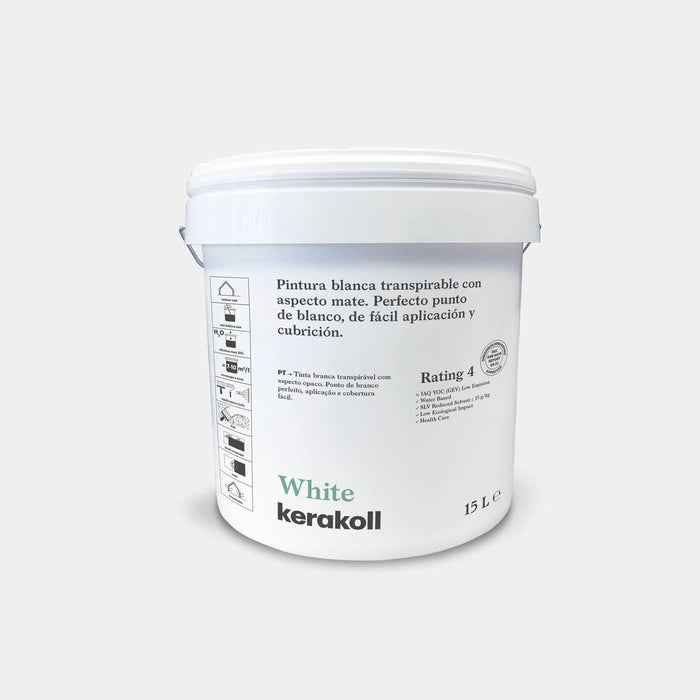 KERAKOLL 75443 WHITE Pintura Blanca 15 l