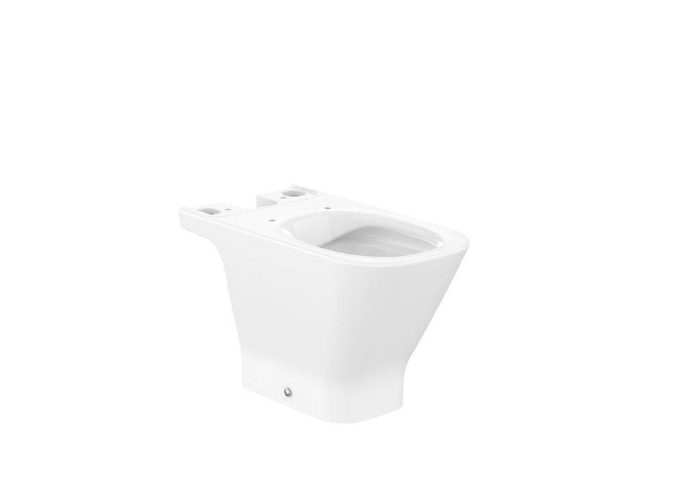 ROCA A342479000 THE GAP SQUARE Rimless Taza Para Tanque Bajo Pie Abierto Blanco