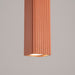 SOLLUX SL.3197 Lámpara Colgante Rayo 1 Ocre Rojo