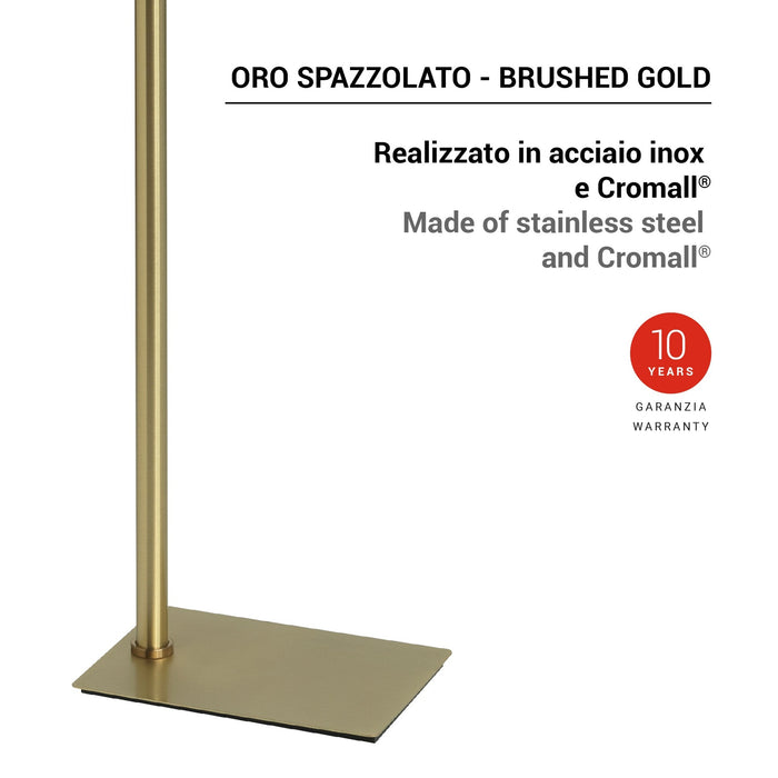 GEDY TR318800000 TRILLY Toallero y Columna De Pie Oro cepillado