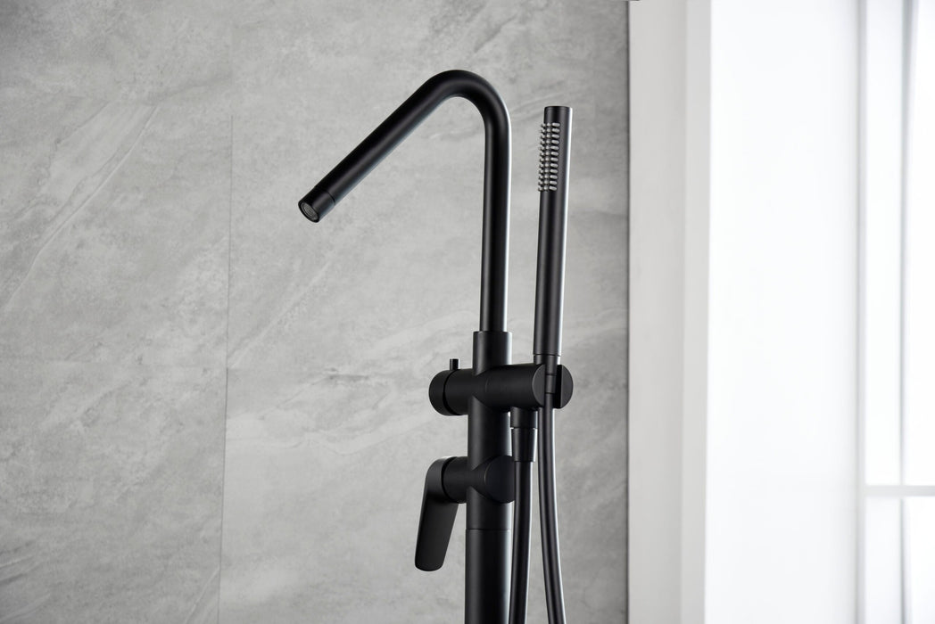 IMEX BBEZ044/NG BÉLGICA Grifo de Bañera Exenta Negro Mate