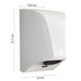 GEDY 24580200000 VESPERO Secador de manos eléctrico con fotocelula 850 W blanco