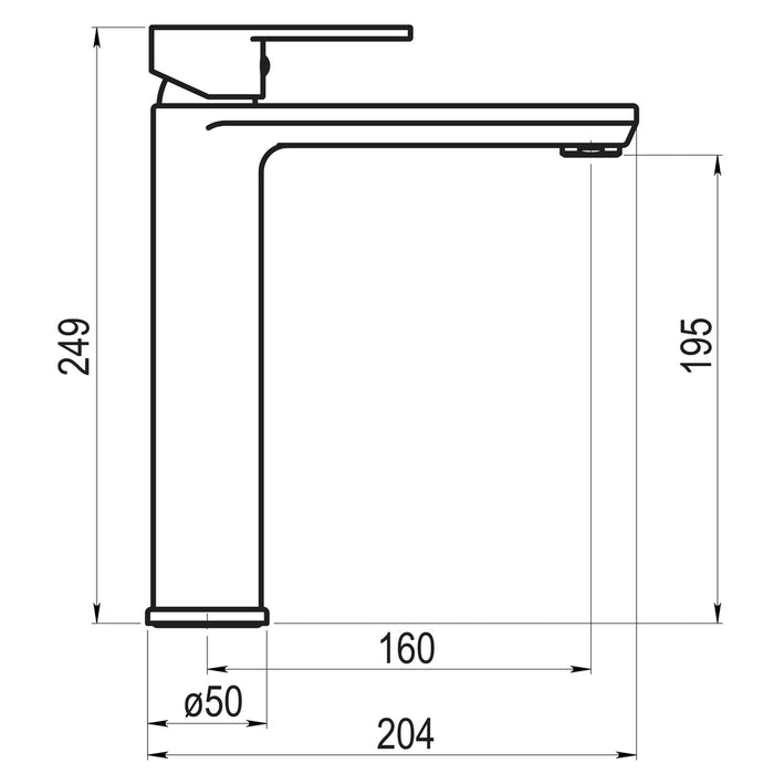 PRESTO 2155511 Zip Plus 2.0 lavabo alto Blanco