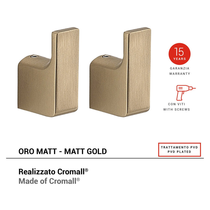 GEDY PI278800000 PIRENEI Percha Oro Mate