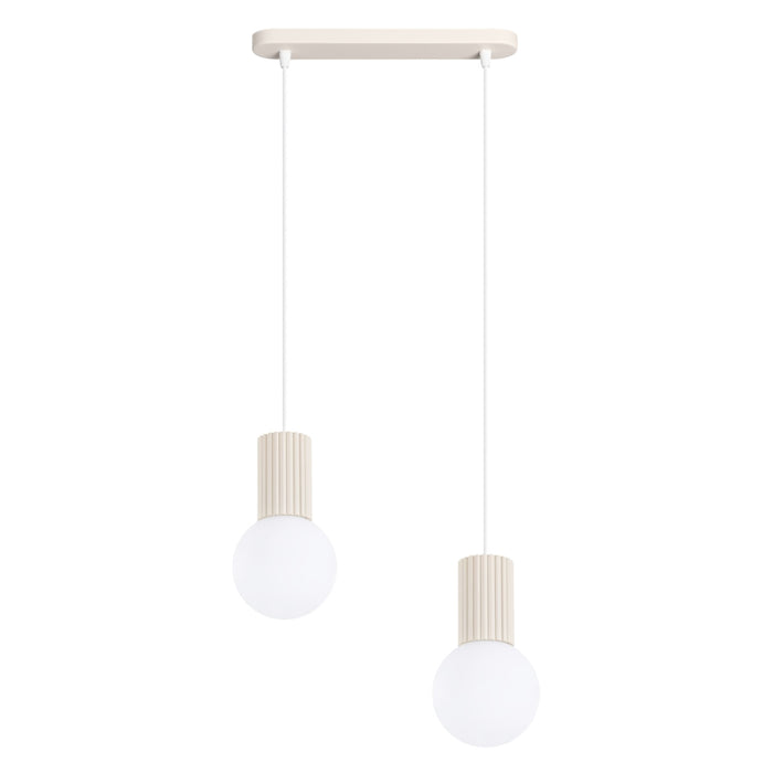 SOLLUX SL.1983 Lámpara Colgante Halo 2L Beige
