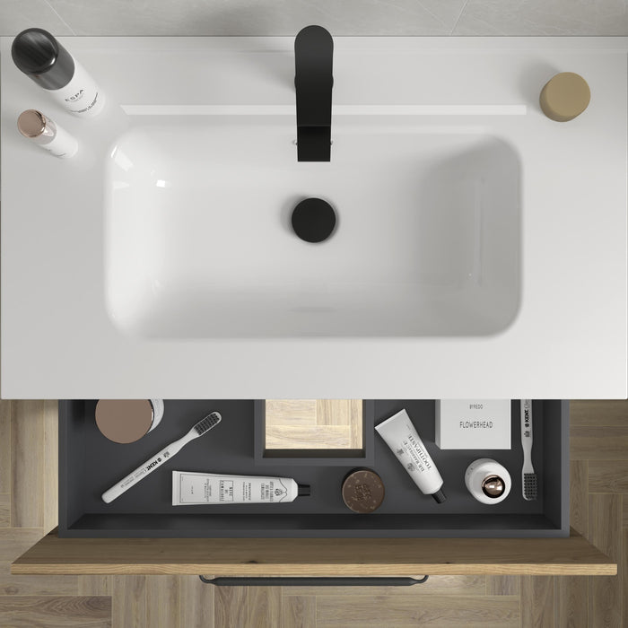 SALGAR 121799 RUNA Mueble+Lavabo IBON 120cm Roble