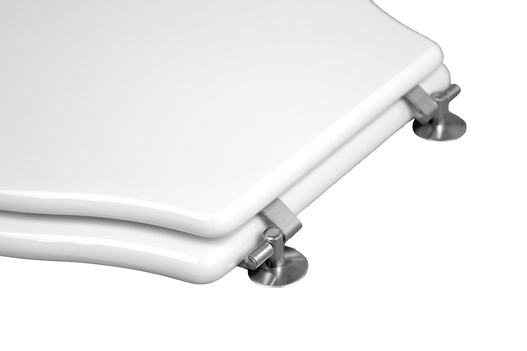 VALADARES 50344000 NEOCLASSICA Tapa Asiento Para WC Tanque Alto Blanco