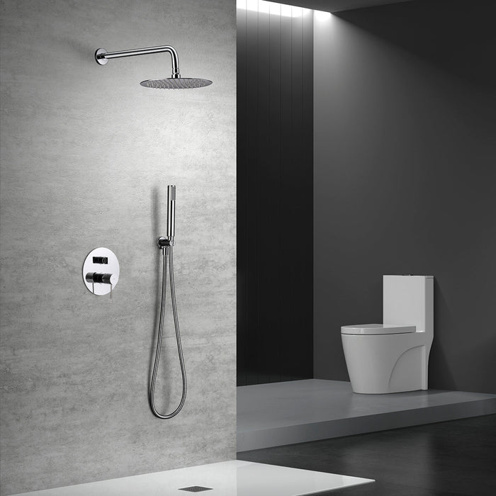 IMEX GPD038 LINE Conjunto de Ducha Empotrado Monomando Cromo
