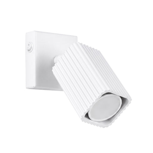 SOLLUX SL.3133 Lámpara De Pared Rayo Blanca Con Interruptor