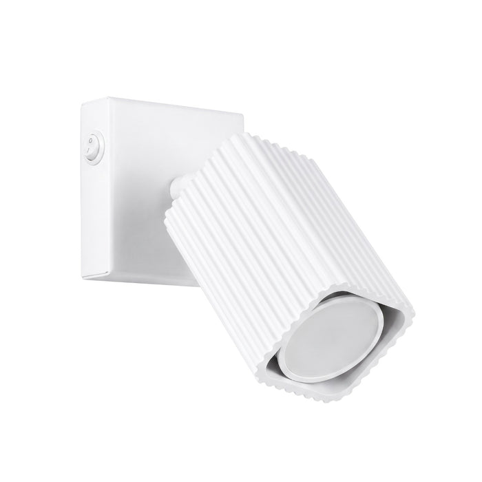 SOLLUX SL.3133 Lámpara De Pared Rayo Blanca Con Interruptor