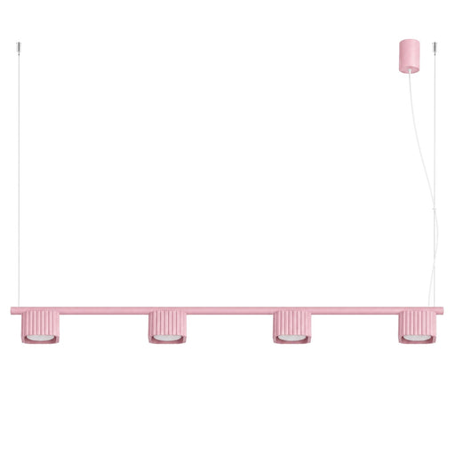 SOLLUX SL.3104 Lámpara De Araña Riff 4 Rosa Gx53