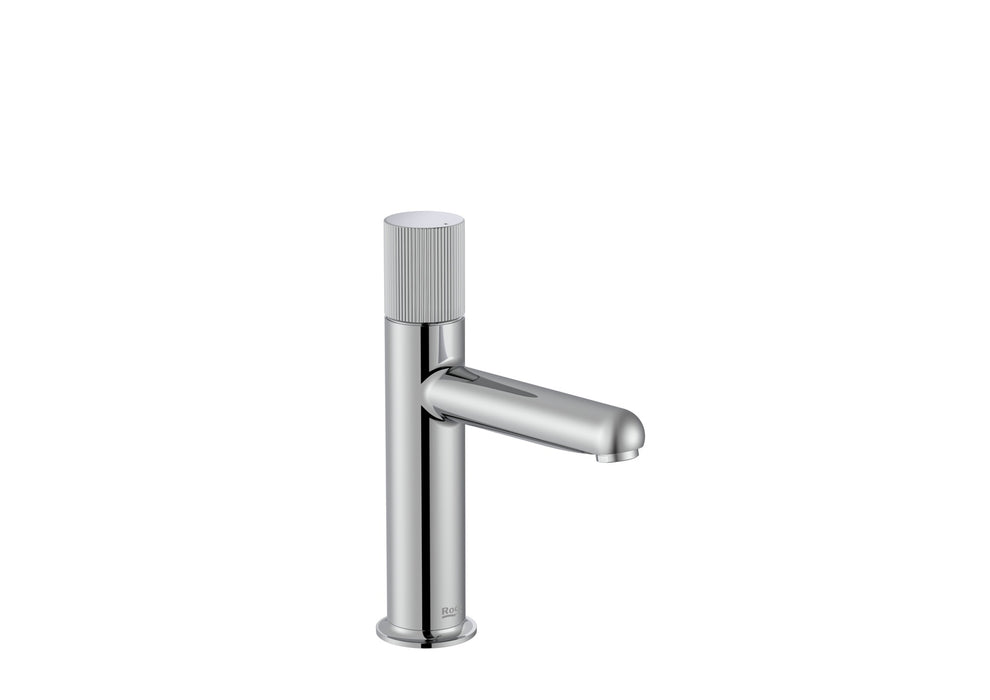ROCA A5A3B3FC00 NU Grifo Monomando Lavabo Cold Start Maneta Stripes Cromo