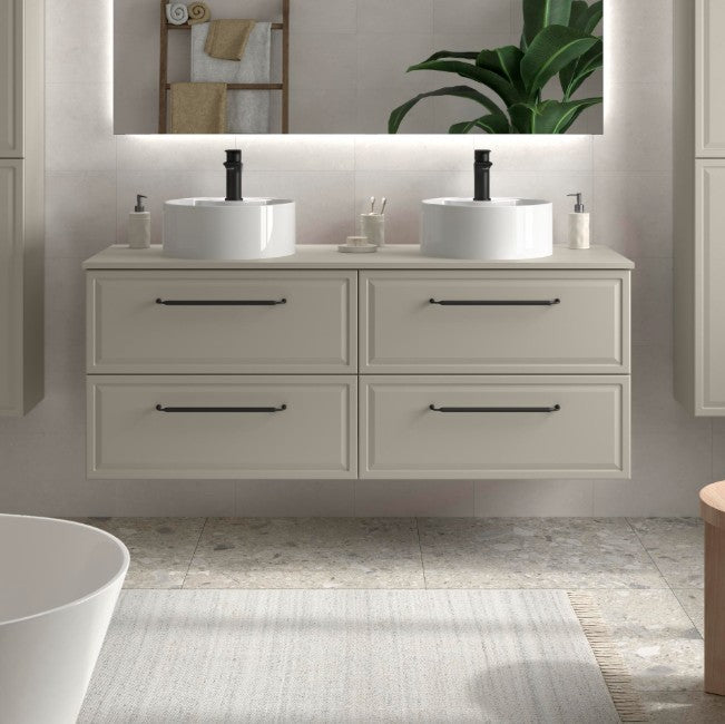 SALGAR 121836 RUNA Mueble+Lavabo LISBOA 120cm Gris mate
