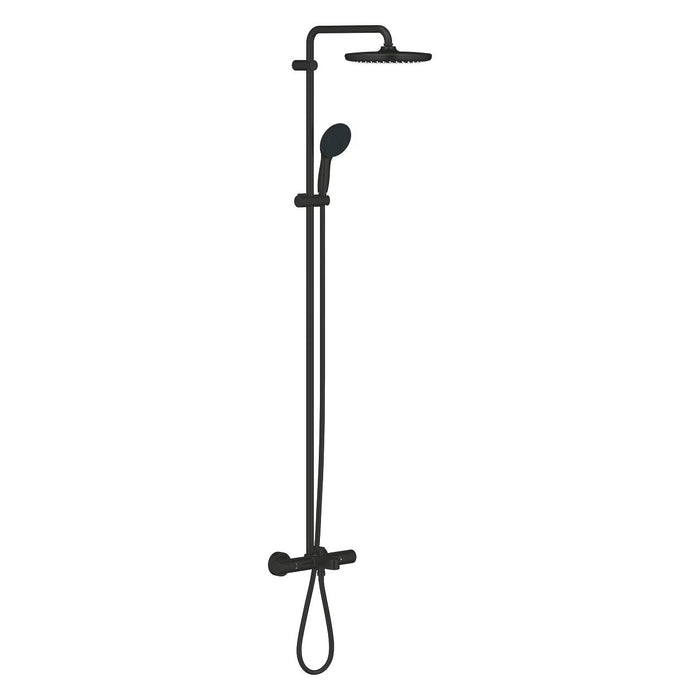 GROHE 26 672 243 TEMPESTA System 250 Sistema de ducha con termostato para baño ducha Negro Mate