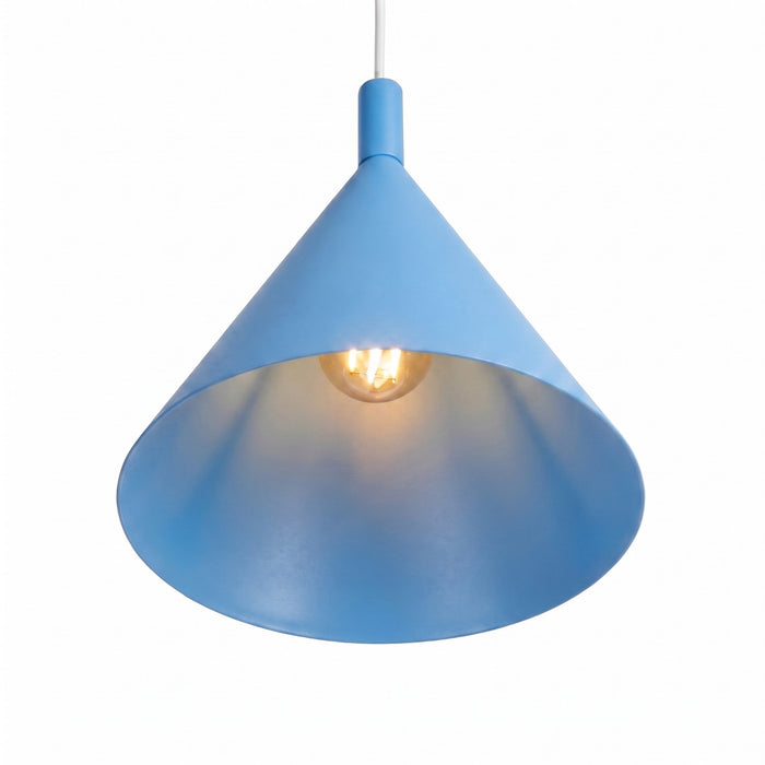 SOLLUX SL.2535 Lámpara Colgante Nox 25 Azul Claro
