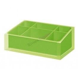 GEDY RA000400000 Porta-Maquillaje Rainbow Verde Ácido