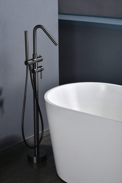 IMEX BBECO1/BGM CORCEGA Grifo Monomando de Bañera Exenta Black Gun Metal