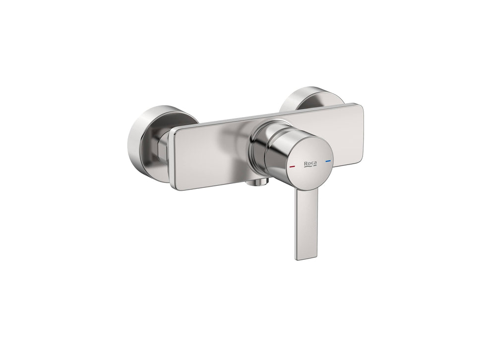ROCA A5A215FSM0 TARGA Grifo Monomando Ducha Acabado Acero Inoxidable