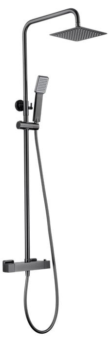 IMEX BTAR025/BGM ART Conjunto Ducha Termostático Black Gun Metal