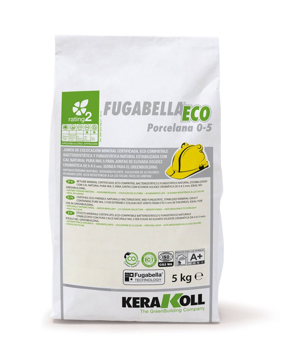 KERAKOLL FUGABELLA ECO PORCELANA 0-5 Mortero Para Junta 5 kg