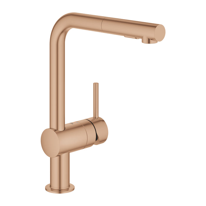 GROHE 30 274 DL0 MINTA Monomando Fregadero Cobre Cepillado