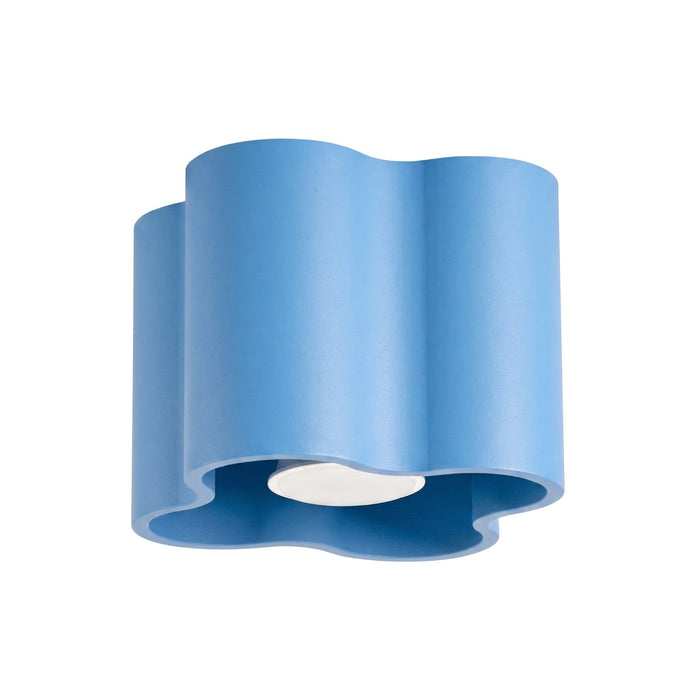 SOLLUX SL.3400 Lámpara De Techo Ovio 1 Azul Celeste Gu10