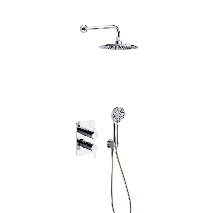 RAMONSOLER 941502RP240 Conjunto Monomando Ducha Empotrado 2 Vías Cromo