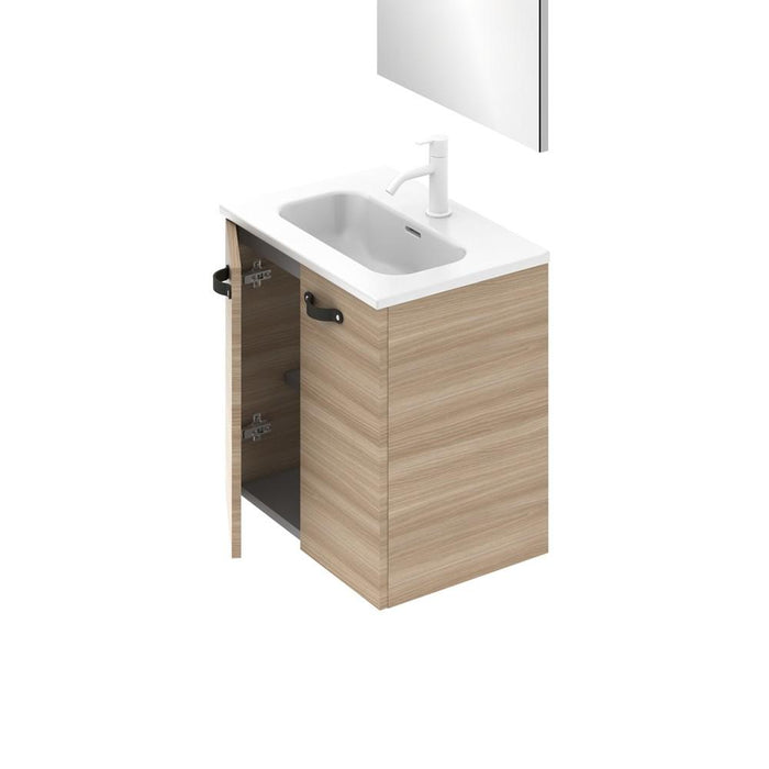 AMIZUVA 127014 ANEKO Conjunto Mueble Mini Nogal Arenado