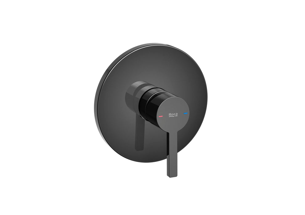 ROCA A5A2B96CN0 NAIA Grifo Monomando Empotrable para Baño o Ducha Negro Titanio