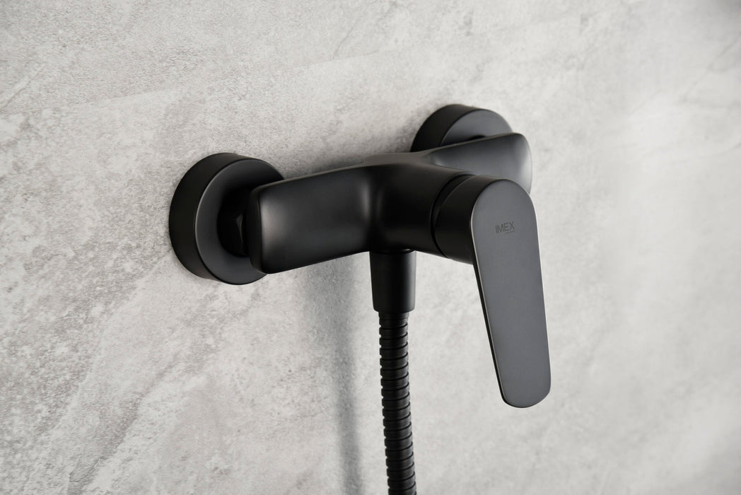 IMEX BDZ044-5NG BÉLGICA Grifo de Ducha Negro Mate