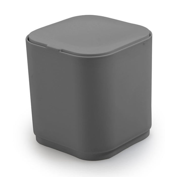 GEDY 63080800300 SEVENTY Papelera De Mesa Con tapa Gris