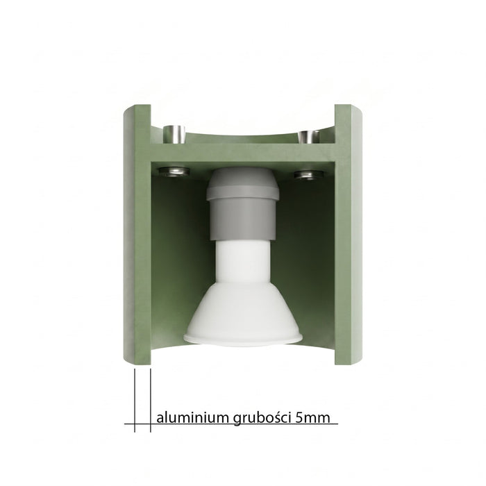 SOLLUX SL.2103 Plafón Orbis 2 Verde Oliva