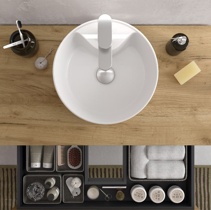 SALGAR LENI Mueble+Lavabo LISBOA Color Roble