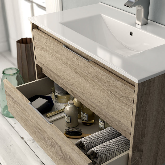 AQUORE BOLTON Conjunto Mueble de Baño Completo A suelo 3 Cajones Color Cambrian