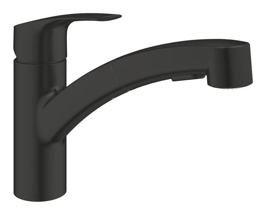 GROHE 30 305 243 EUROSMART Monomando de fregadero 1/2" negro mate