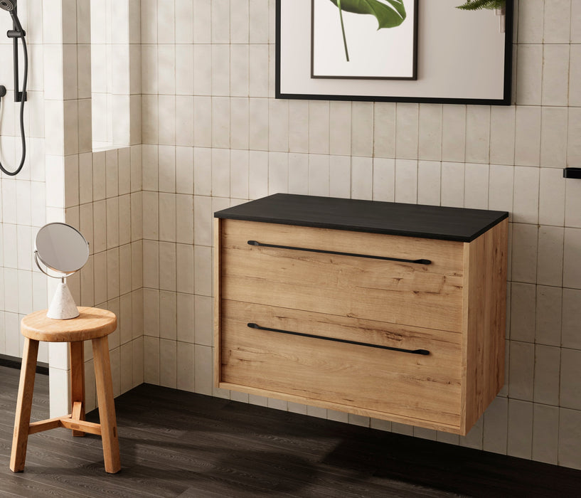 BATHME LENNOX TAP Mueble de Baño sin Lavabo con Encimera Roble Ostippo Ebony